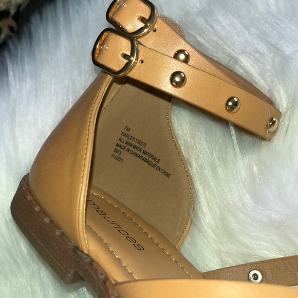 🆕 NWOT Maurice’s tan & gold gladiator sandals Womens size 7 - Picture 5 of 6